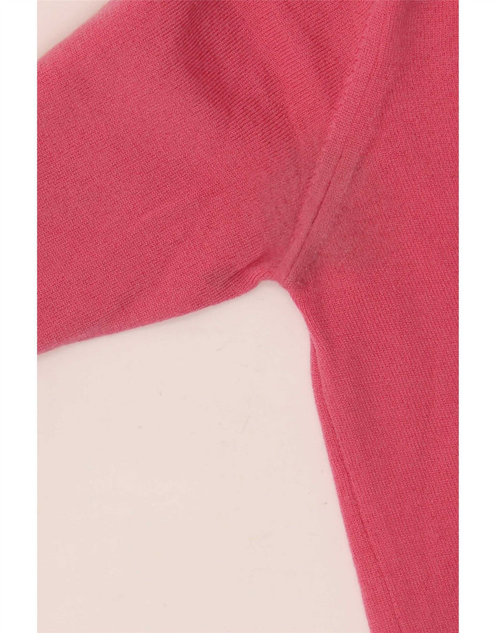 Fred Perry Dame V-hals sweater UK 12 Medium Pink