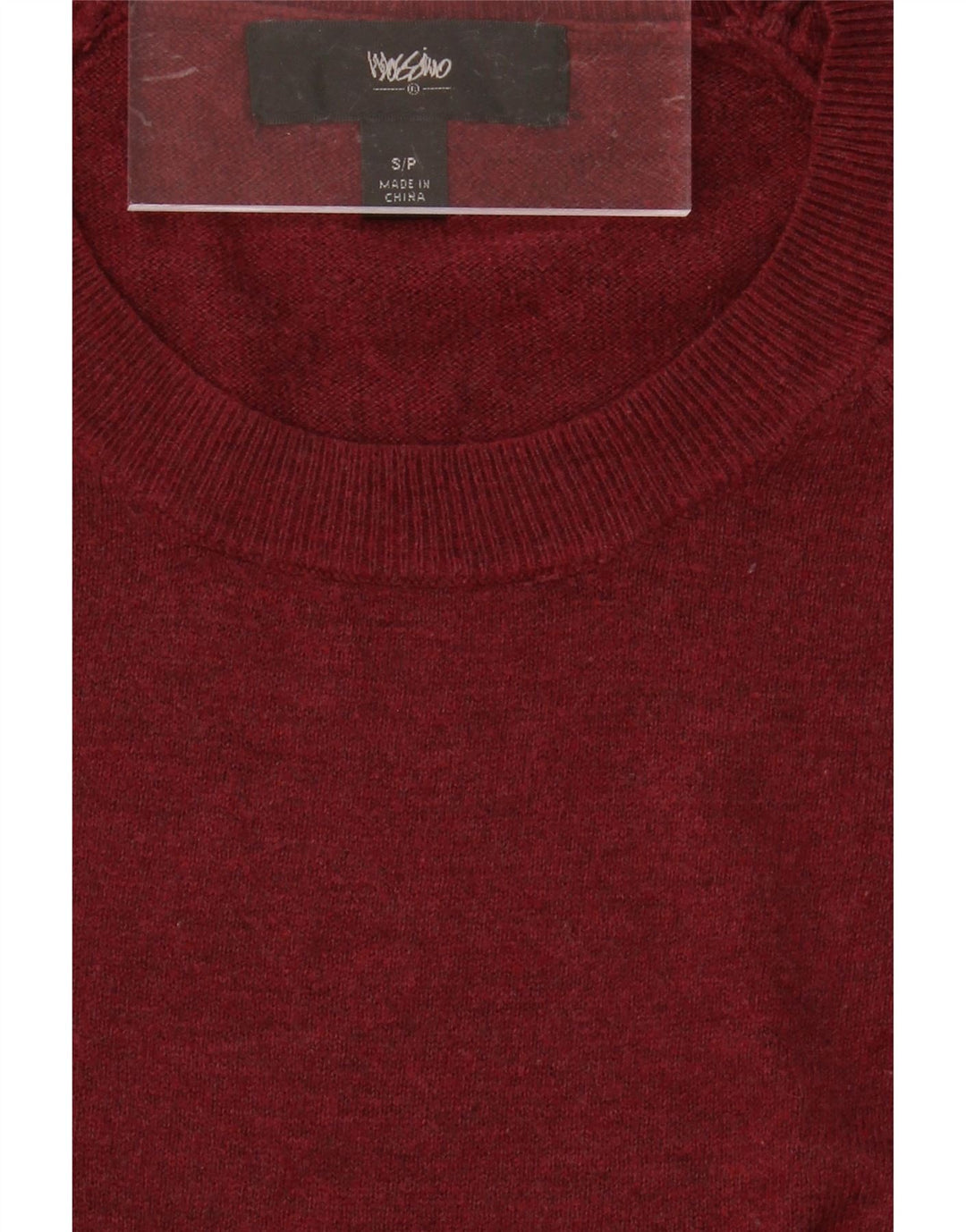 MOSSIMO Womens Crew Neck Jumper Sweater UK 10 Small Red Vintage Mossimo and Second-Hand Mossimo from Messina Hembry 