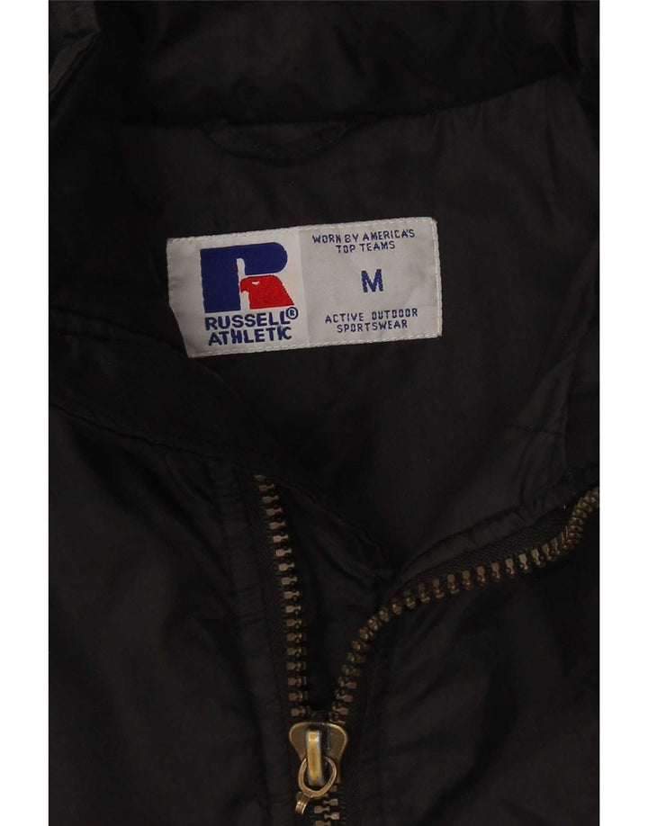 Russell Sports Ans Graphic Rain Jacket UK 38 Medium Black