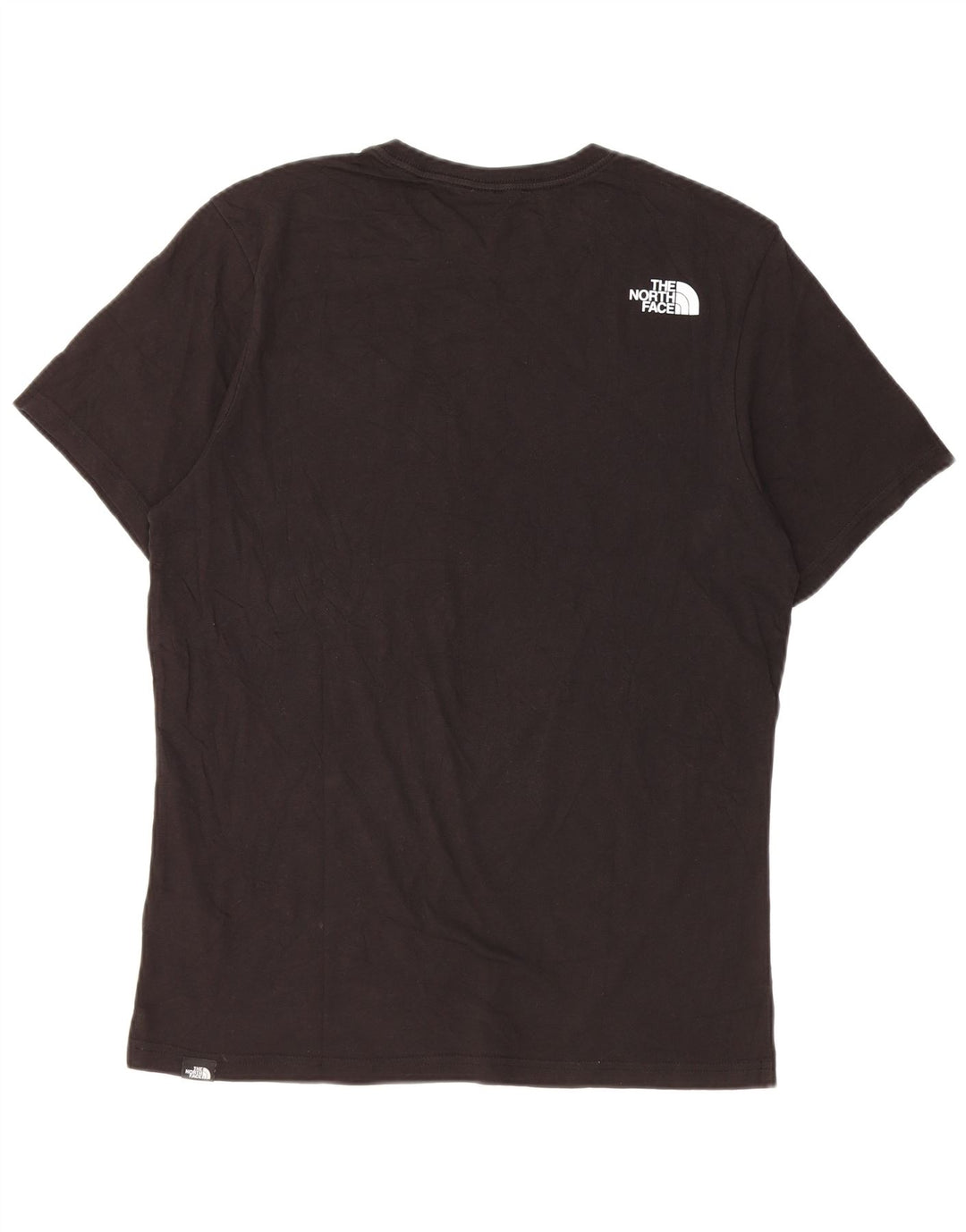 The North Face Mens T-Shirt Top Medium Black Cotton