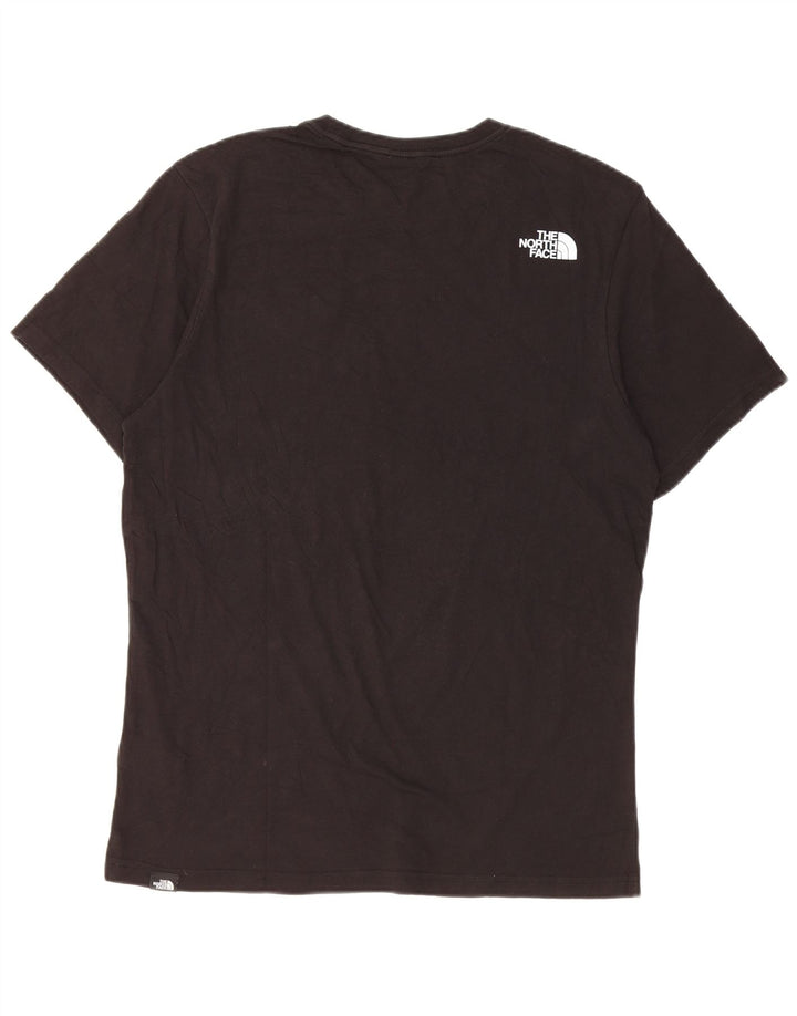 The North Face Mens T-Shirt Top Medium Black Cotton