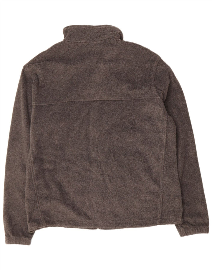 COLUMBIA Mens Fleece Jacket UK 42 XL Grey Polyester