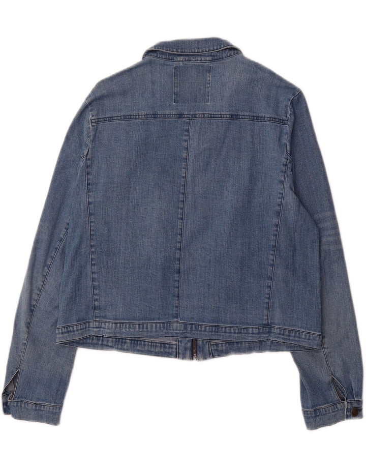 JOHN BANER Womens Denim Jacket uk 14 Medium Blue Vintage John Baner and Second-Hand John Baner from Messina Hembry 