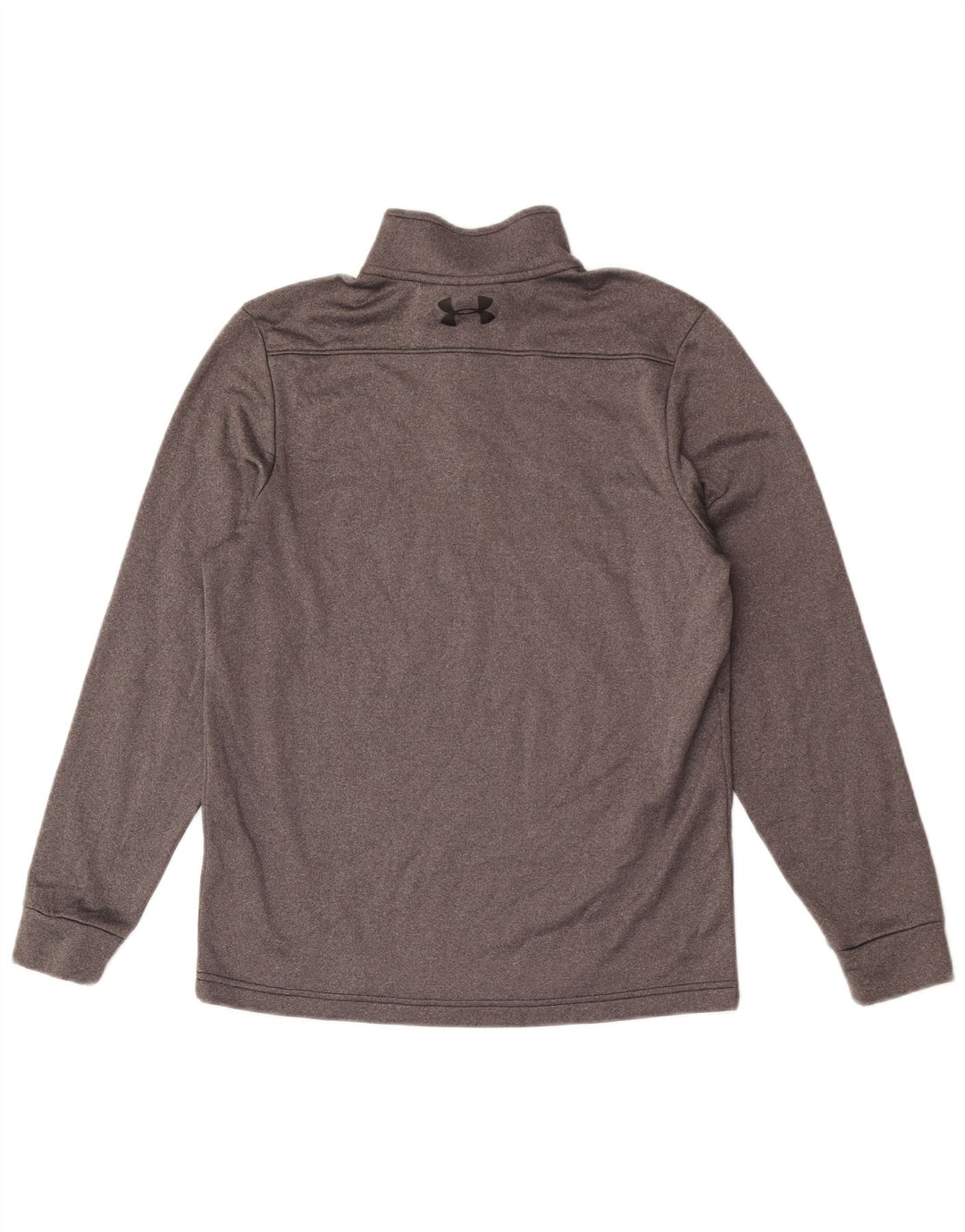 Under Armour Mens Cold Gear Zip Neck Pullover Tracksuit Top Small Grey
