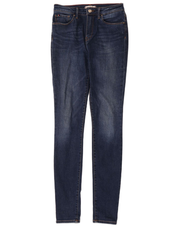 Tommy Hilfiger Womens Como Skinny Jeans W28 L32 Blue Cotton