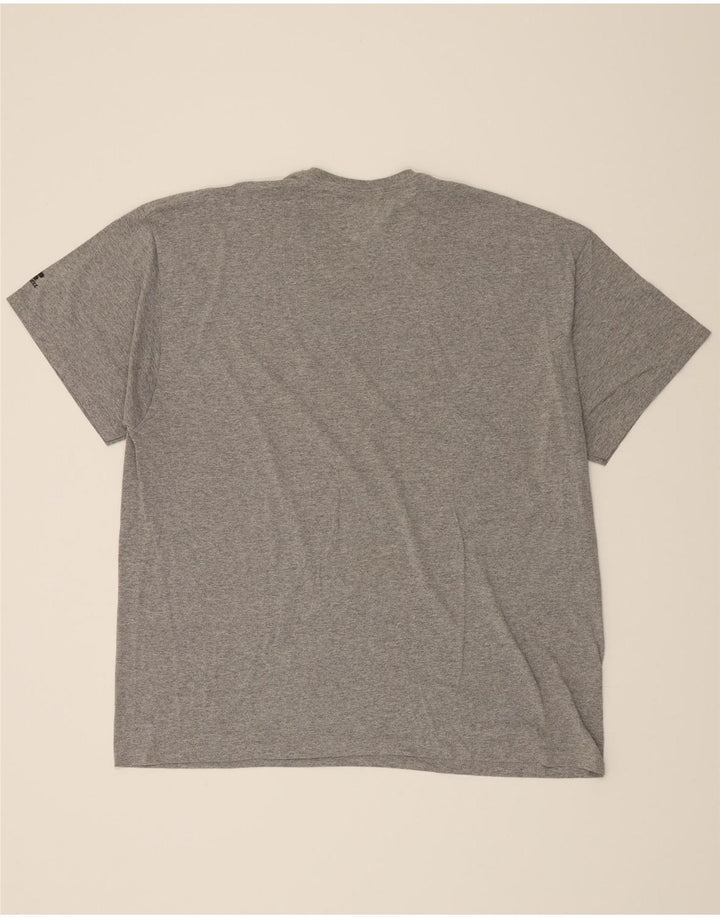RUSSELL ATHLETIC Mens T-Shirt Top 2XL Grey Polyester Vintage Russell Athletic and Second-Hand Russell Athletic from Messina Hembry 