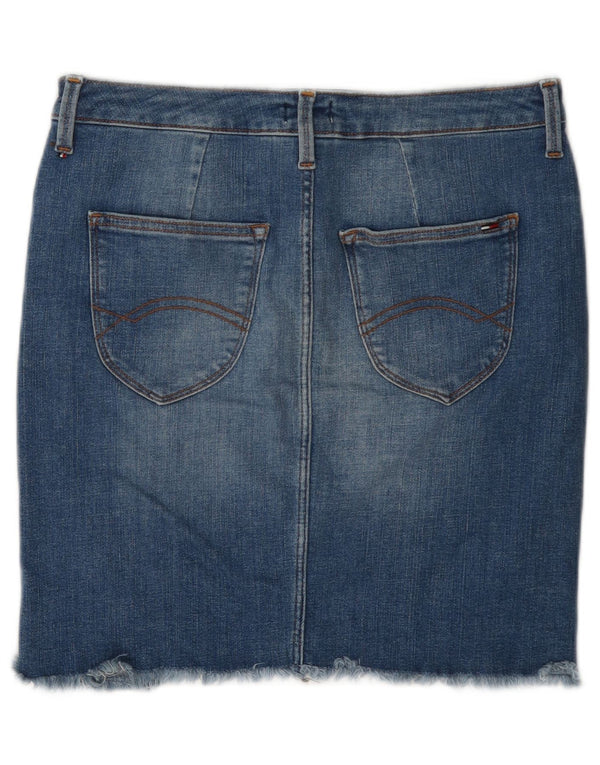 Tommy Hilfiger Dame Mini Denim Nederdel Medium W28 Blå Bomuld