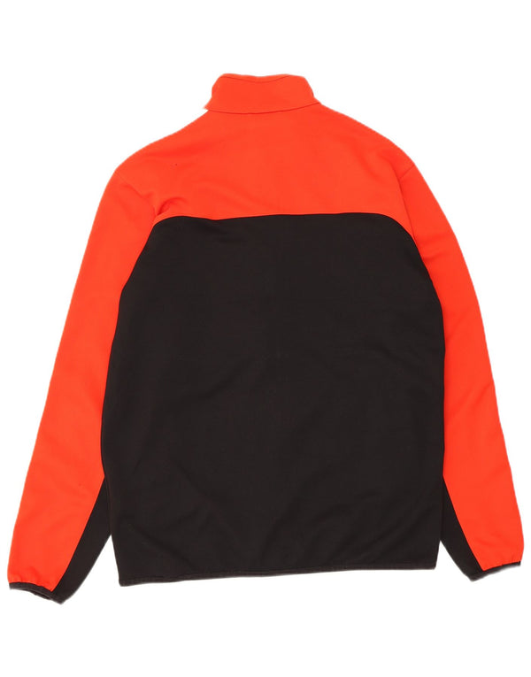 Giacca da tuta da uomo Adidas UK 38/40 Medium Orange Colourblock