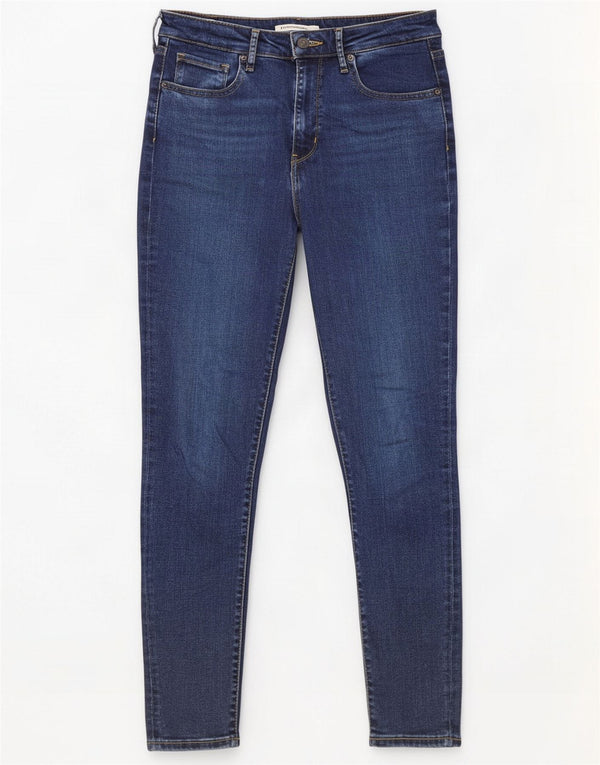 Levi's Damen 721 High Rise Skinny Jeans W29 L28 Blue Lyocell