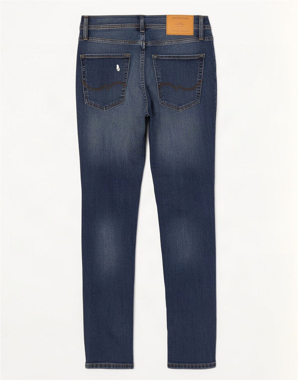 Мужские джинсы скинни Jack & Jones Liam W30 L30, синий хлопок