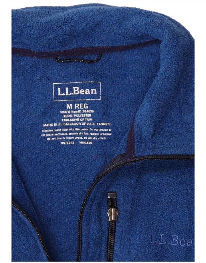 L.L.Bean Fleecejakke til mænd UK 38 Medium Blue Polyester