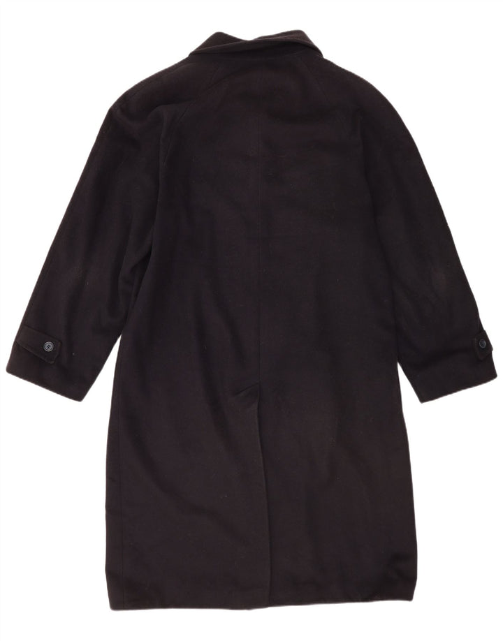 John Lewis Mens Overcoat UK 40 Large Navy Blue Wool
