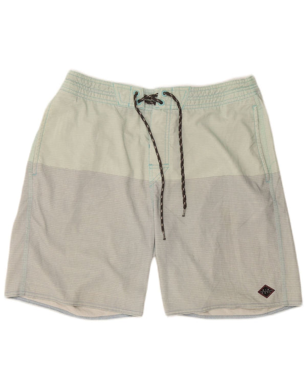 Rip Curl Mens Swimming Shorts Medium Green Colourblock