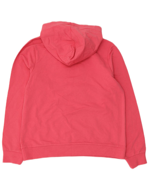 Fila grafisk hættetrøje til kvinder UK 14 Medium Pink Bomuld