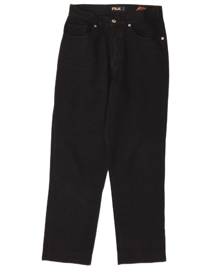 Fila Womens Tapered Jeans IT 42 Medium W28 L27 Black