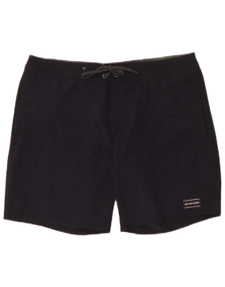 Quiksilver Hombre Bañador Corto Grande Poliéster Negro