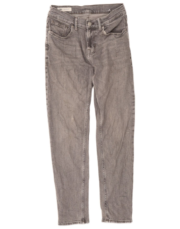 Zara Jean Slim Homme EU 38 Small W30 L29 Gris Coton