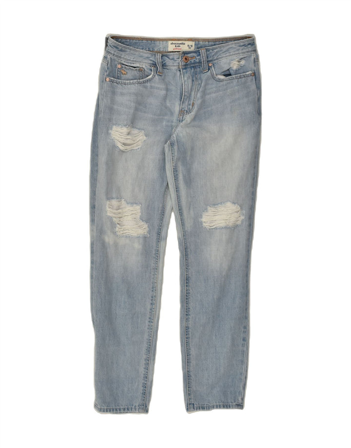 ABERCROMBIE & FITCH Girls Distressed Slim Jeans 15-16 Years W25 L14 Blue | Vintage Abercrombie & Fitch | Thrift | Second-Hand Abercrombie & Fitch | Used Clothing | Messina Hembry 