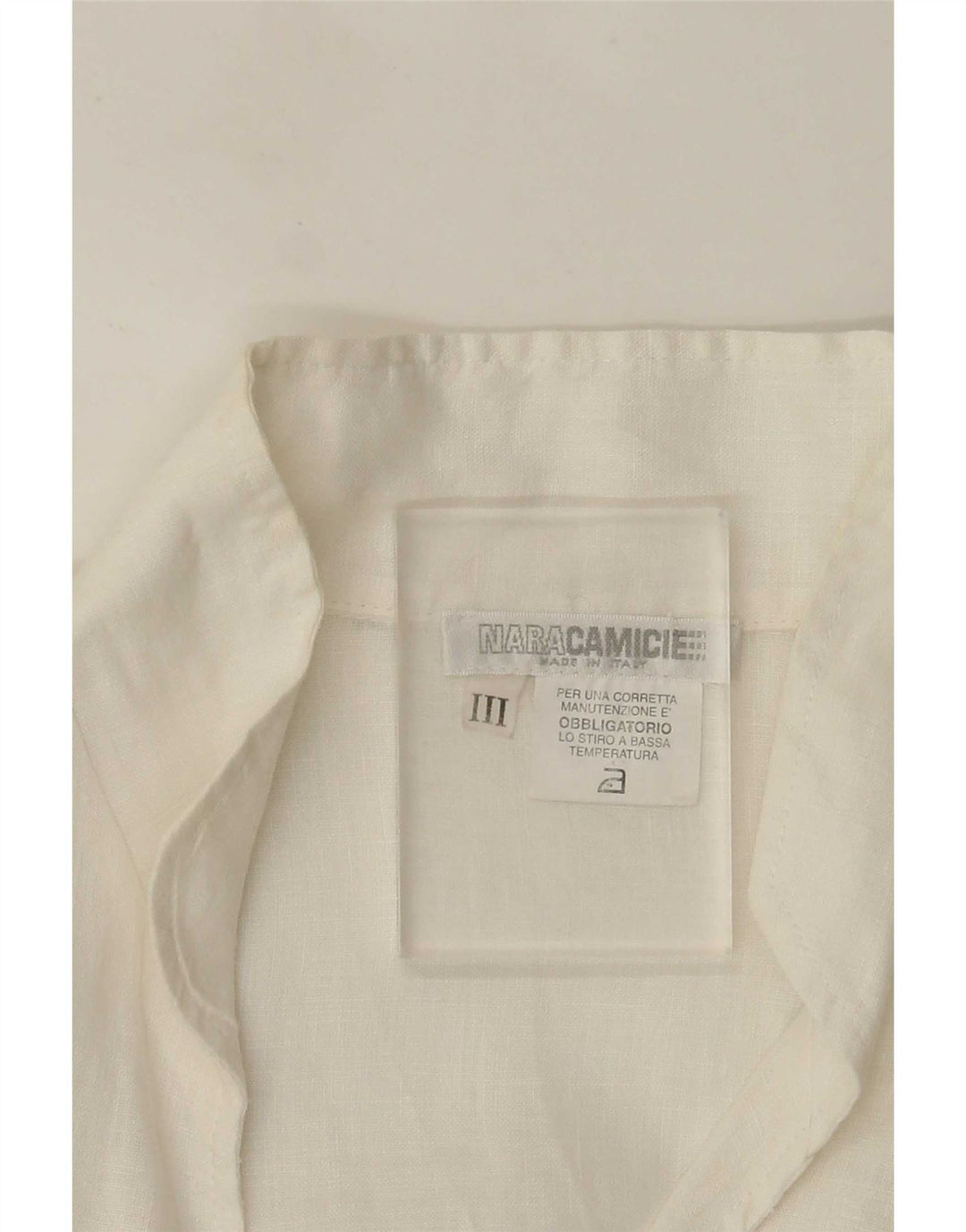 Naracamicie Womens Shirt Dress UK 12 Medium White