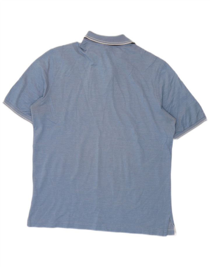 Paul & Shark Mens Polo Shirt Medium Blue Flecked