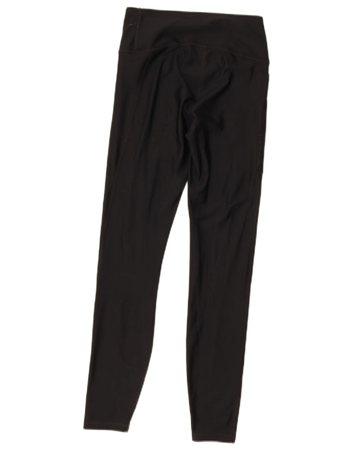 Under Armour Womens Leggings UK 10 Small Black Polyester