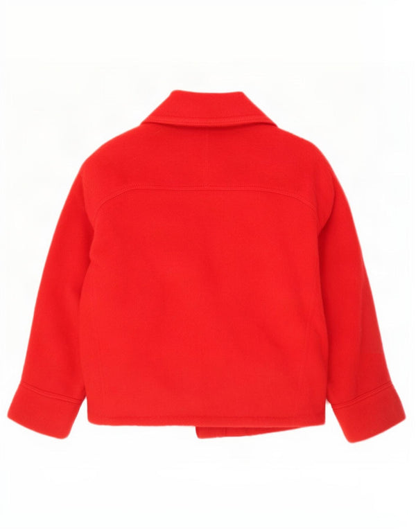Zara Girls Double Breasted Blazer Jacket 13-14 Years Red Wool