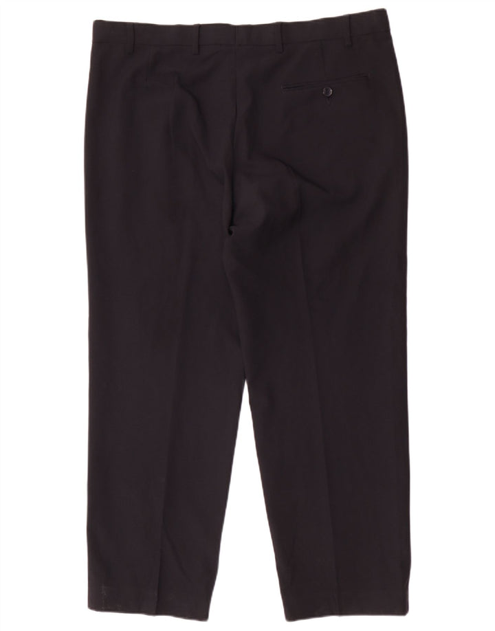 Marks & Spencer Herren-Anzughose, normal, W38, L29, Marineblau, Polyester