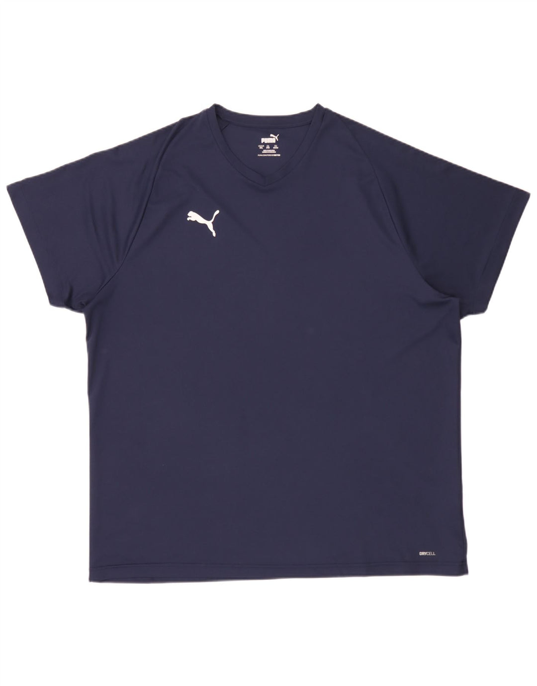 T-shirt da uomo Puma Top 3XL poliestere blu navy