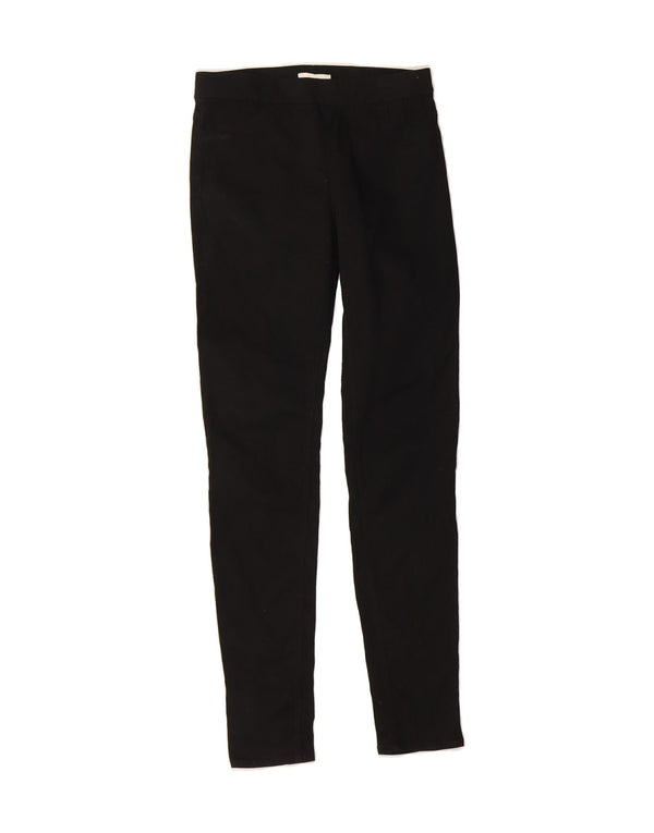 H&M Womens Leggings US 6 Medium  Black Cotton