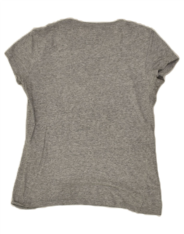 LEVI'S Womens Graphic T-Shirt Top UK 6 XS Grey Cotton | Vintage Levi's | Thrift | Second-Hand Levi's | Used Clothing | Messina Hembry 