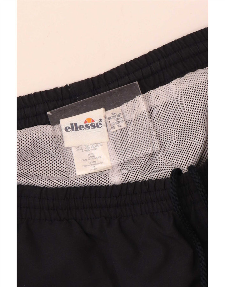 Ellesse Mens Tracksuit Trousers XL Navy Blue Polyester