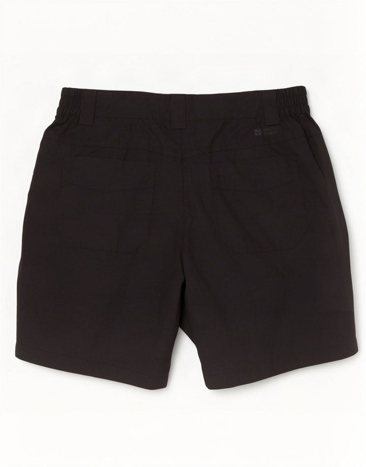 Mountain Warehouse Womens Chino Shorts UK 10 Small W26 Black Polyester