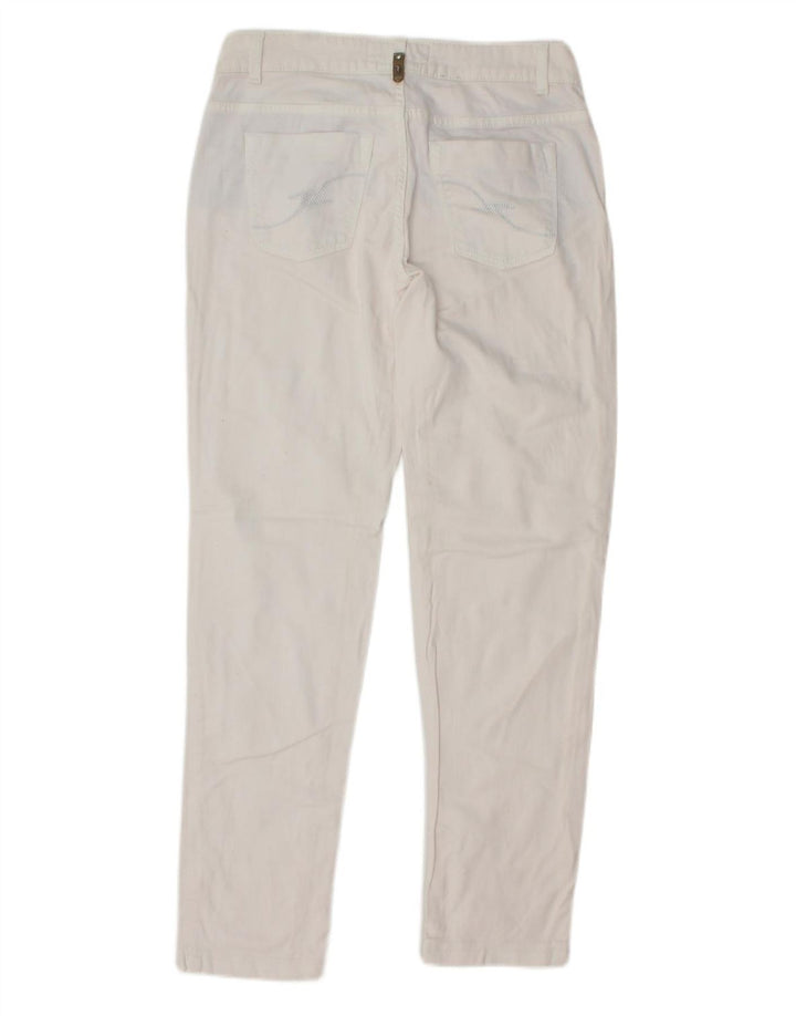 TRUSSARDI Womens Slim Jeans W28 L29 White Cotton