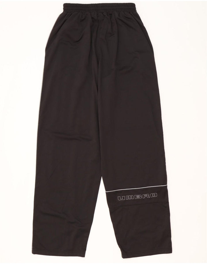 Umbro Mens Graphic Tracksuit Trousers Medium  Black Polyester
