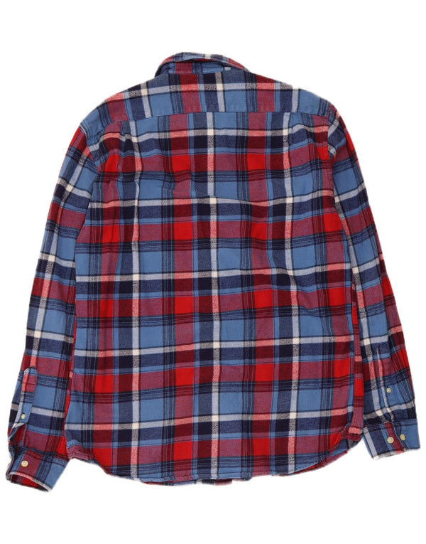 Camicia in flanella da uomo Jack Wills piccola in cotone scozzese multicolore
