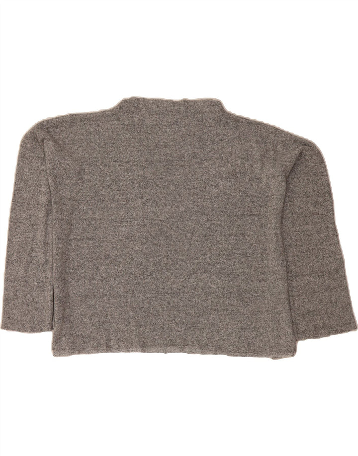 ZARA Womens Oversized Turtle Neck Jumper Sweater UK 10 Small Grey Viscose Vintage Zara and Second-Hand Zara from Messina Hembry 