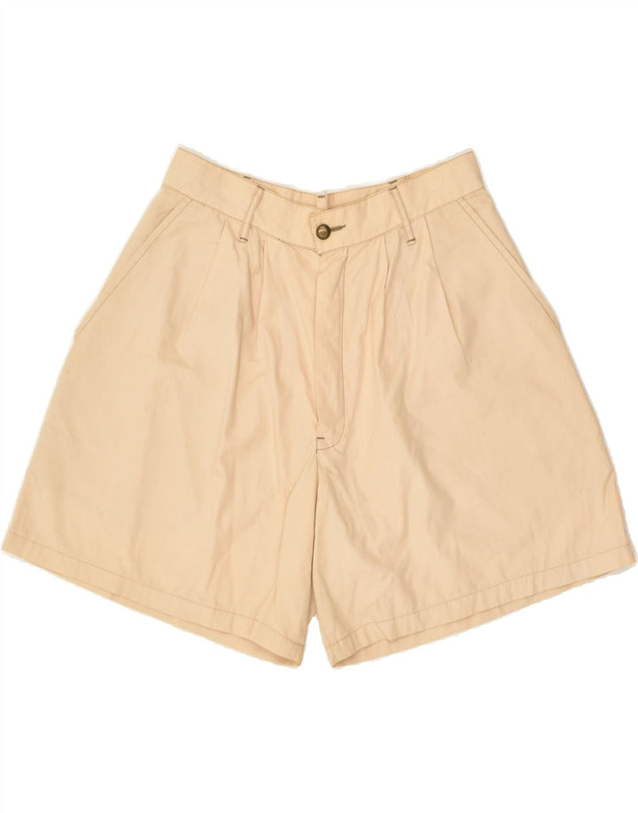 RANCHEROS Womens Pegged Chino Shorts IT 42 Medium W28 Beige Cotton | Vintage Rancheros | Thrift | Second-Hand Rancheros | Used Clothing | Messina Hembry 