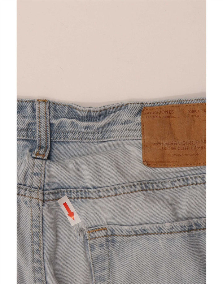 Jack & Jones Mens Denim Shorts Large W34  Blue Cotton