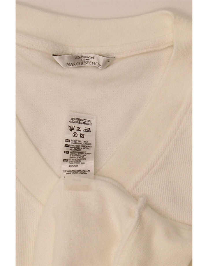 Marks & Spencer Herrevest Tank Top Stor Hvid Bomuld
