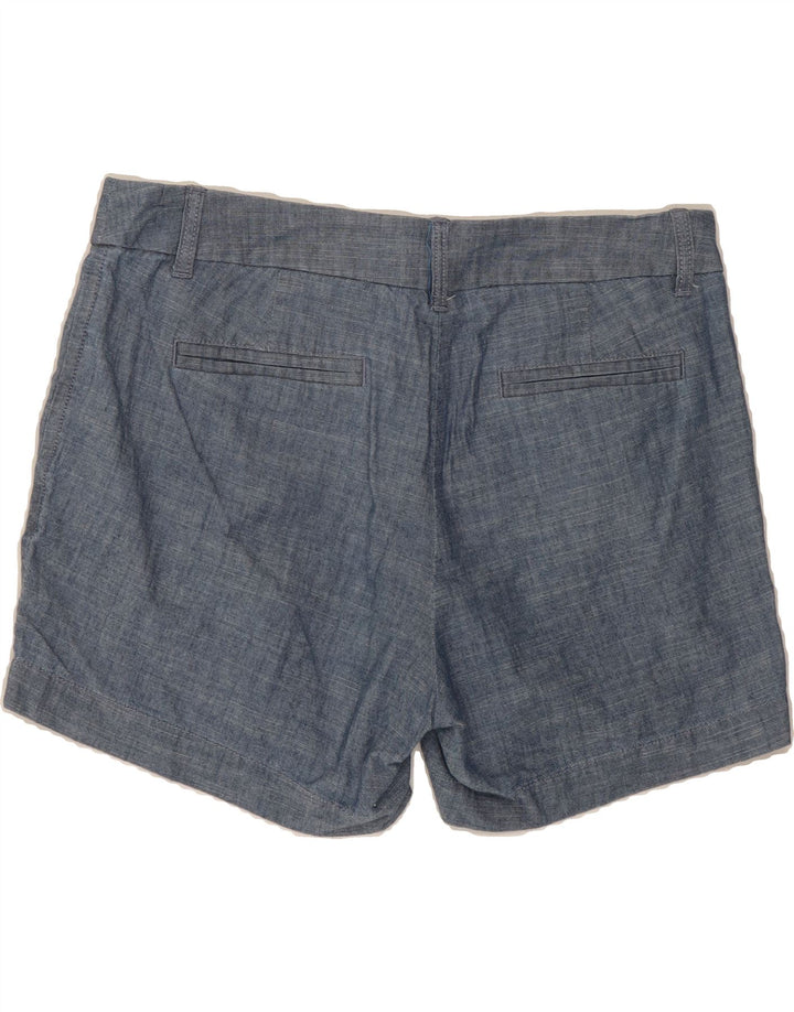 J. CREW Womens Chino Shorts US 6 Medium W34 Blue Vintage J. Crew and Second-Hand J. Crew from Messina Hembry 