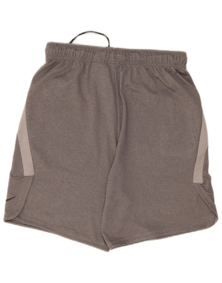 Pantaloni scurți sport Nike Dri Fit pentru bărbați, gri mediu, poliester