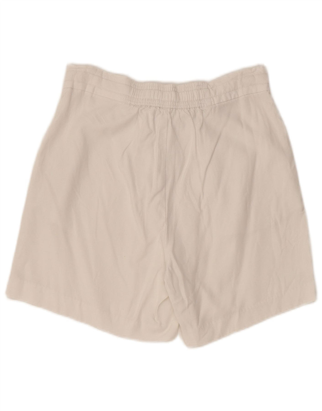 Benetton Womens Chino Shorts W28 Medium White