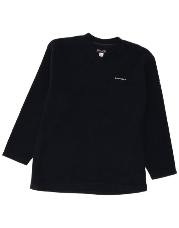 Reebok Herren Fleecepullover Medium Marineblau Polyester