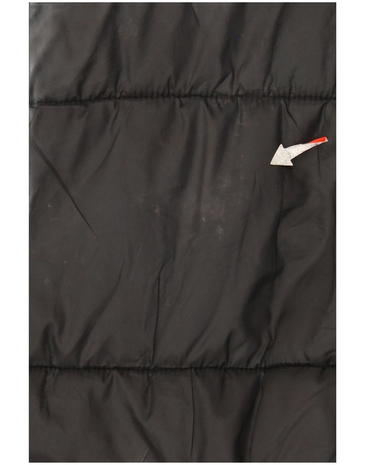 Adidas Womens Hooded Padded Jacket EU 40 Medium Black Polyester
