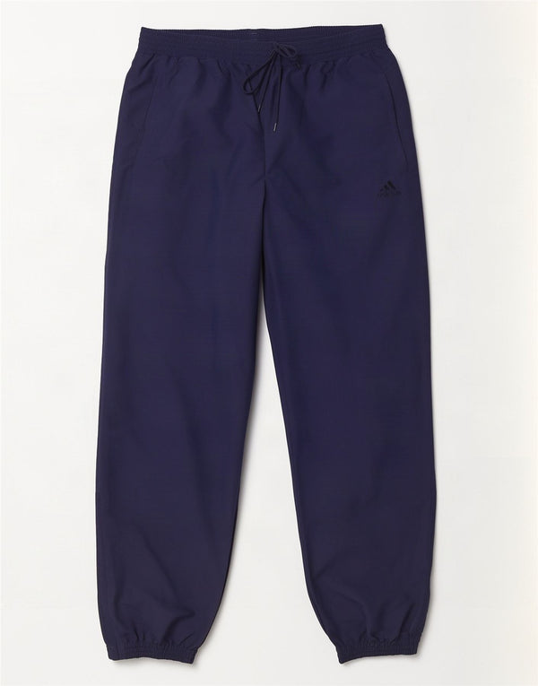 Adidas Pantalon de survêtement pour homme Pantalon de jogging Large Bleu marine Polyester