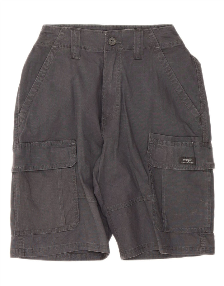 WRANGLER Boys Cargo Shorts 9-10 Years W24  Grey Vintage Wrangler and Second-Hand Wrangler from Messina Hembry 