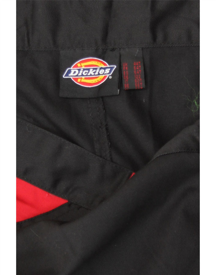Dickies Gerade Herren-Cargohose W44 L31 Schwarzes Colourblock-Polyester