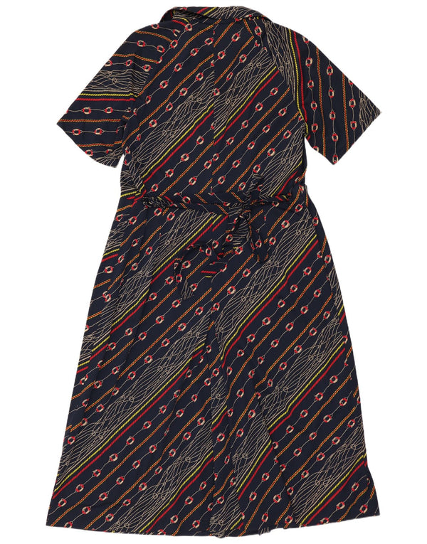 Abito a trapezio da donna taglie forti Persona taglia 27 XL blu navy in poliammide
