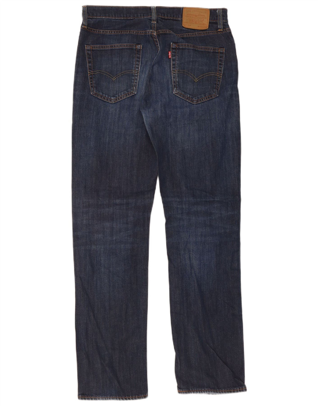 Levi's Mens 514 Straight Jeans W33 L34 Navy Blue