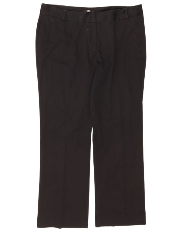 Marks & Spencer Pantalon décontracté bootcut pour femme UK 16 Large W38 L30 Noir